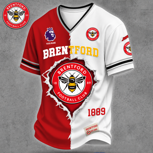 Premium EPL X BRE Game Day Streetwear V-neck  Shirt NDT VHM 040626