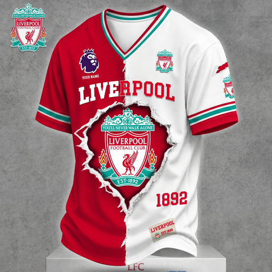 Premium EPL X LIVE Game Day Streetwear V-neck  Shirt NDT VHM 040626