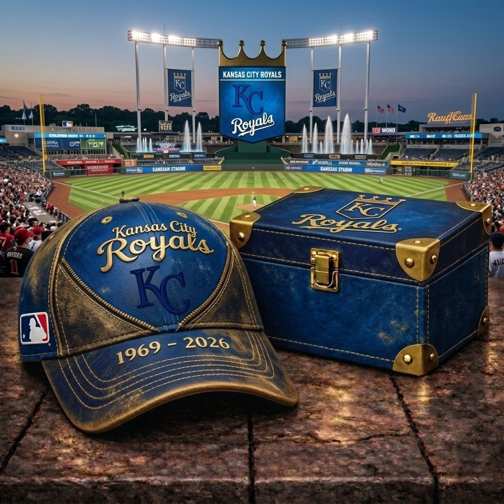 Premium MLB KCR Vintage Zipper Heritage Anniversary Cap V10 NMD CTKT