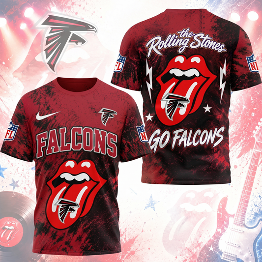 Premium NFL ATL x The Rolling Stones T- Shirt V7 NMD 180526 TTV