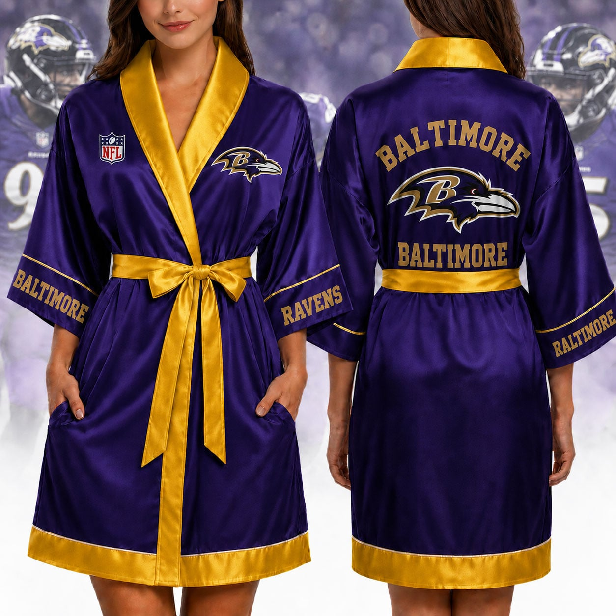 Premium NFL BAL Game Day Bathrobe V1 NMD 190526 TTV