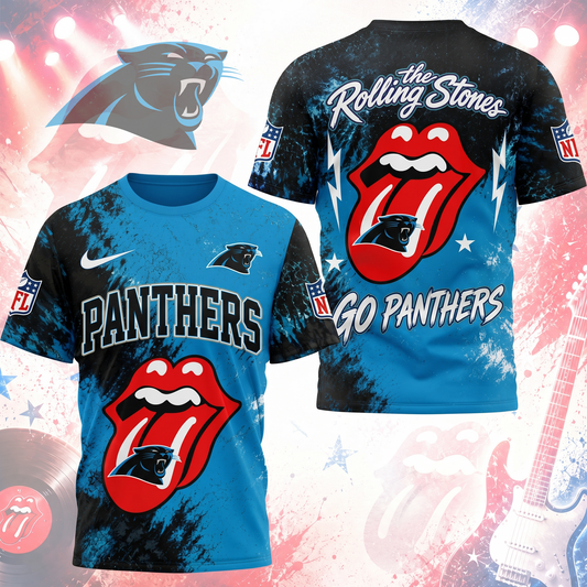 Premium NFL CAR x The Rolling Stones T- Shirt V7 NMD 180526 TTV