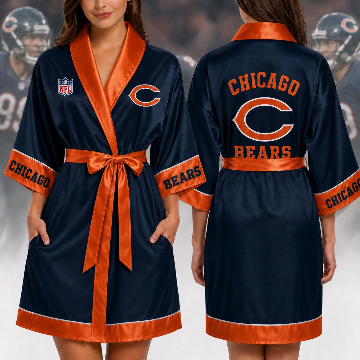 Premium NFL CHI Game Day Bathrobe V1 NMD 190526 TTV
