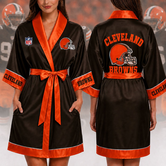 Premium NFL CLE Game Day Bathrobe V1 NMD 190526 TTV