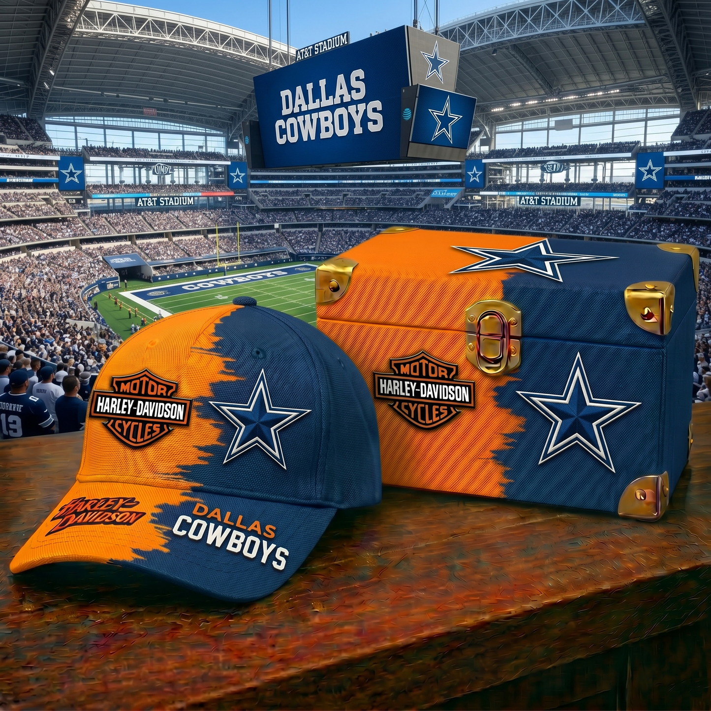 Premium NFL DAL x Harley-Davidson Classic Cap V37 NMD 160526 TTV