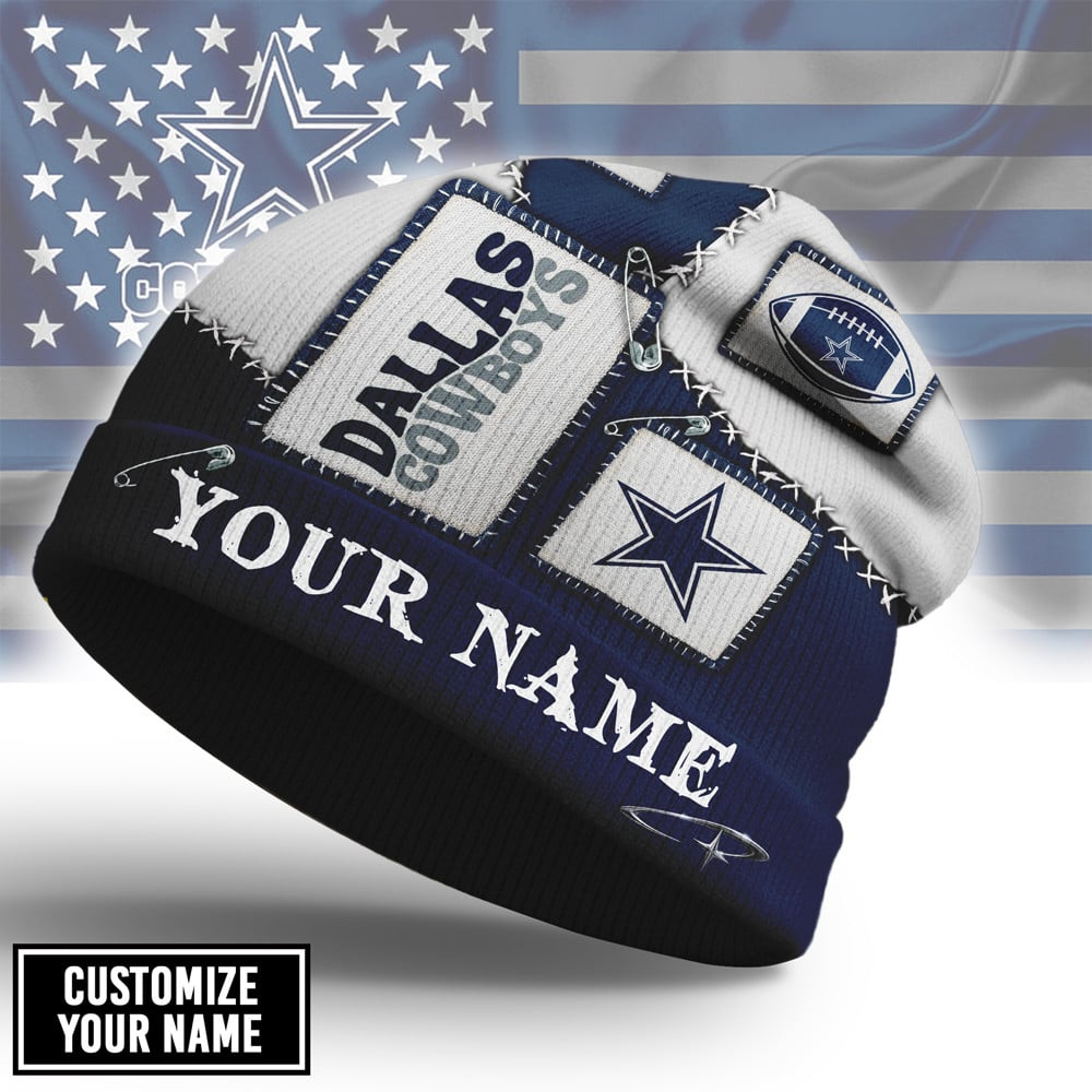 Premium NFL DC Heritage Patch Beanie Hat V3 NMD CTKT