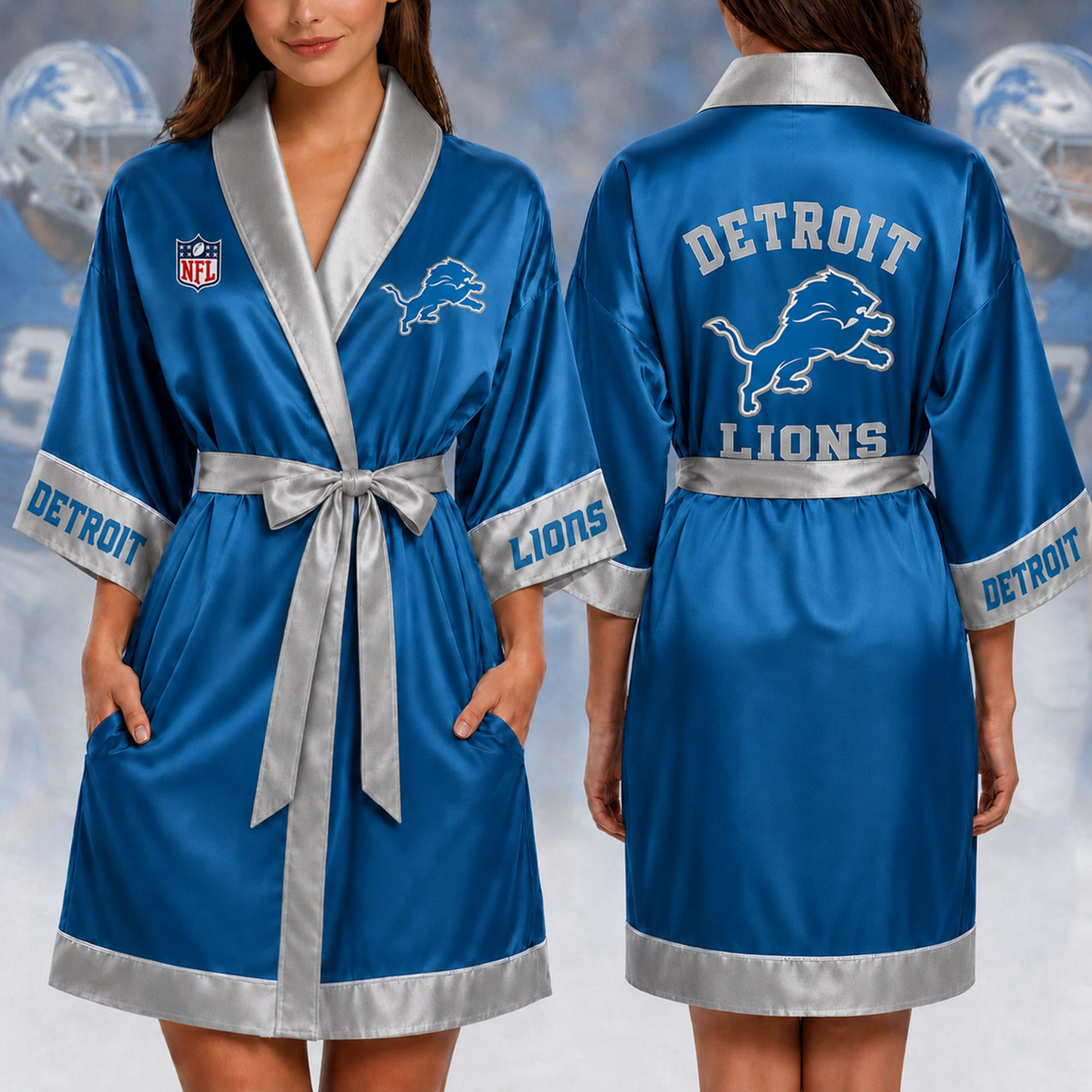 Premium NFL DET Game Day Bathrobe V1 NMD 190526 TTV