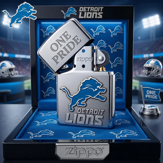 Premium NFL DET Heritage Lighter Case V1 NMD 162526 TTV