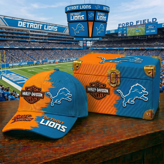 Premium NFL DET x Harley-Davidson Classic Cap V37 NMD 160526 TTV