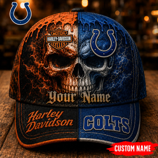 Premium NFL IC Harley Davidson Split Skull Classic Cap V38 NMD CTKT