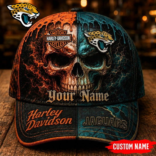 Premium NFL JJ Harley Davidson Split Skull Classic Cap V38 NMD CTKT