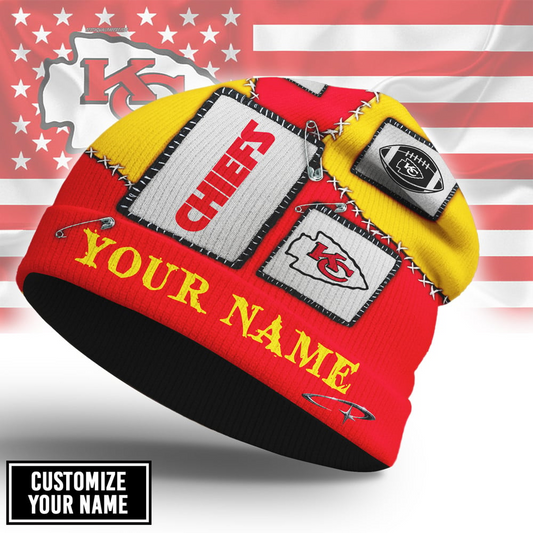 Premium NFL KCC Heritage Patch Beanie Hat V3 NMD CTKT
