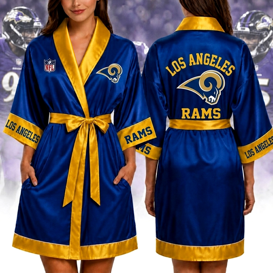 Premium NFL LAR Game Day Bathrobe V1 NMD 190526 TTV