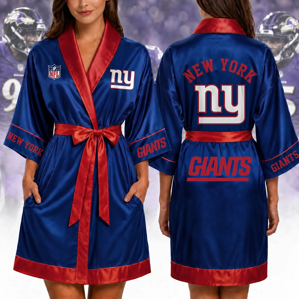 Premium NFL NYG Game Day Bathrobe V1 NMD 190526 TTV