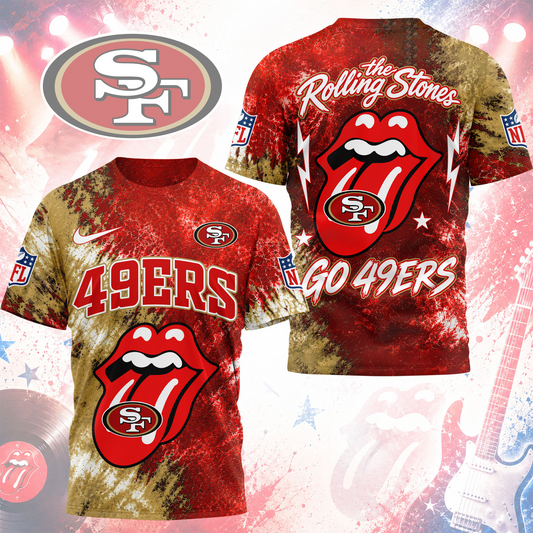 Premium NFL SF x The Rolling Stones T- Shirt V7 NMD 180526 TTV