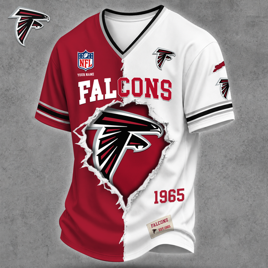 Premium NFL X AF Game Day Streetwear V-neck  Shirt NDT VHM 040626