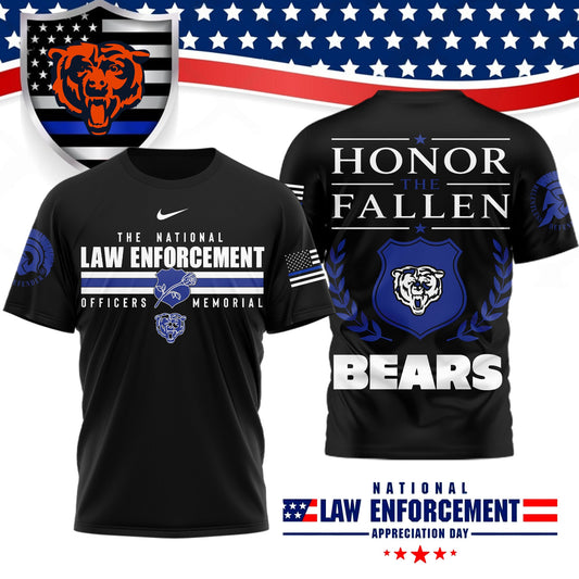 Premium NFL X CHI The National Law Enforcement 3D Shirt NDT LVH 050626