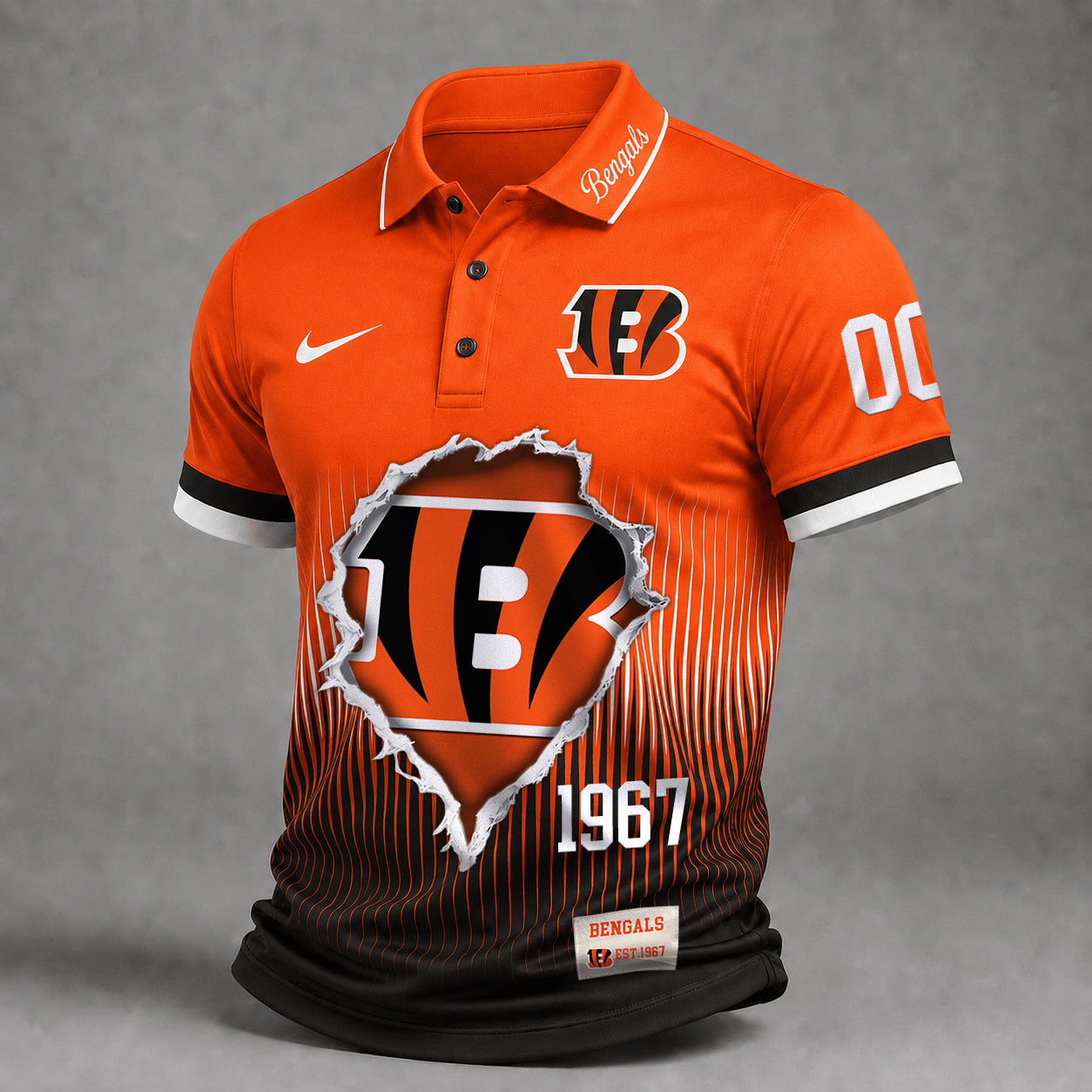 Premium NFL X CIN Performance Polo V3 Shirt FOR SUMMER HOLIDAY 120626