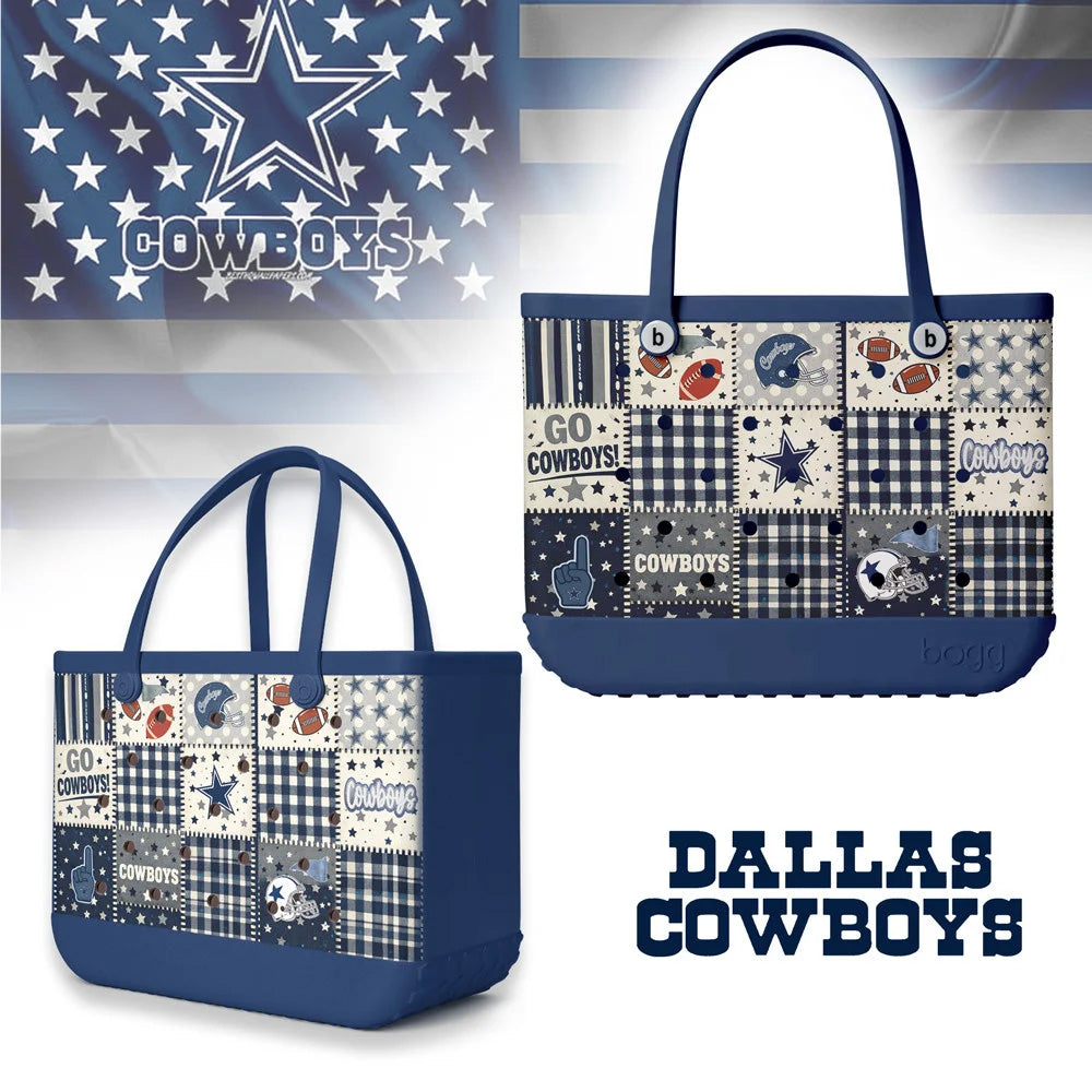 Premium NFL X DB Patchwork Design Beach Tote Bag NDT NTN