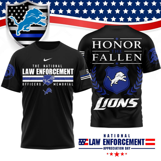 Premium NFL X DET The National Law Enforcement 3D Shirt NDT LVH 050626