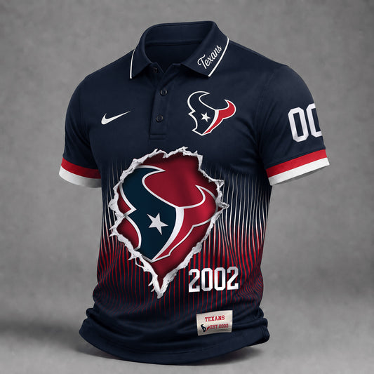 Premium NFL X HOU Performance Polo V3 Shirt FOR SUMMER HOLIDAY 120626