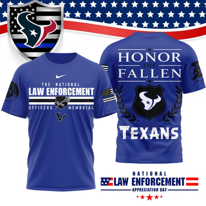 Premium NFL X HOU The National Law Enforcement 3D Shirt NDT LVH 050626