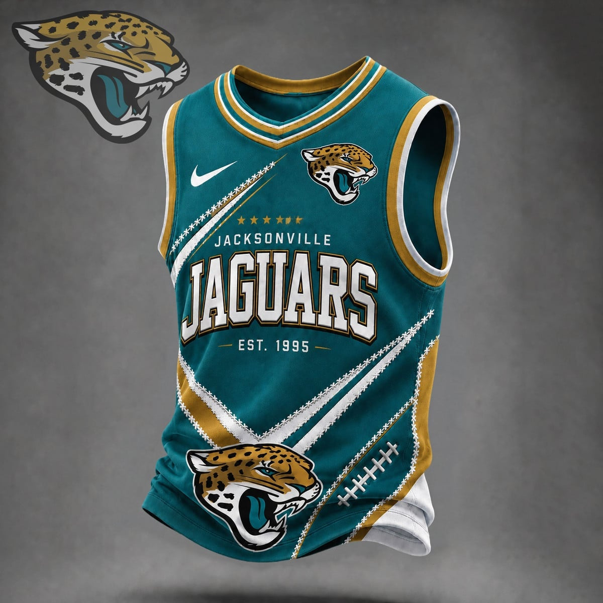 Premium NFL X JAC Game Day V-neck Tank Top Shirt NDT NHM 030626