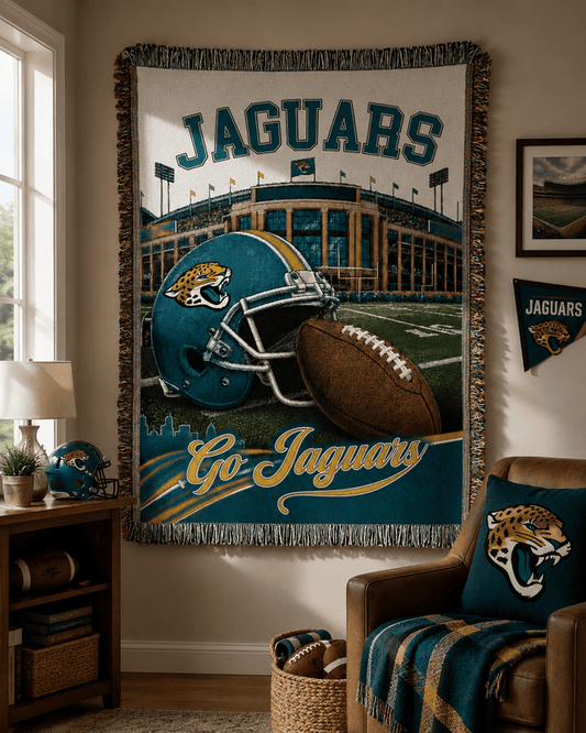 Premium NFL X JAX Woven Blanket Limited Edtions NDT LVH 300526