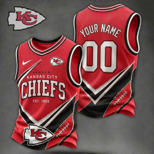 Premium NFL X KCC Game Day V-neck Tank Top Shirt V33 NDT NHM 080626