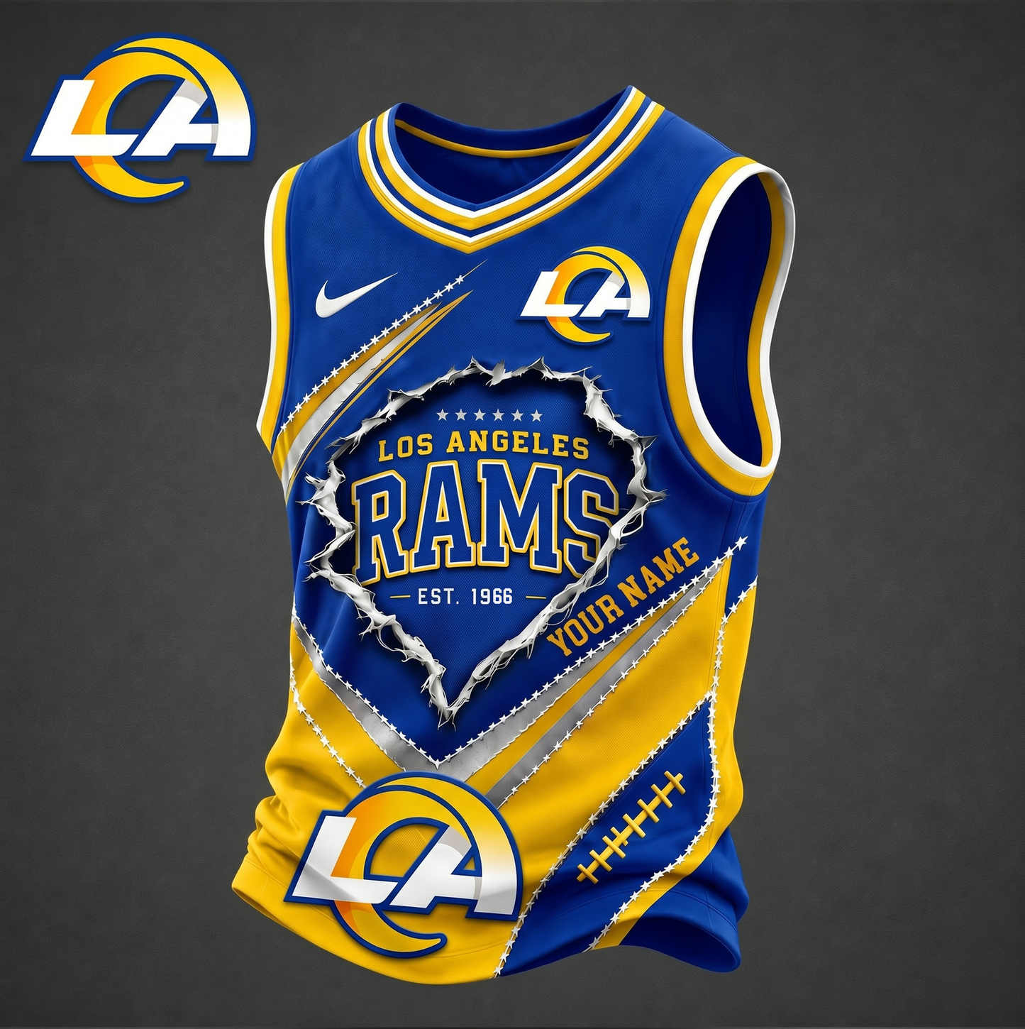 Premium NFL X LAR Game Day V-neck Tank Top Shirt FOR SUMMER HOLIDAY NDT VHM 050626
