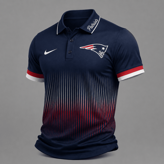 Premium NFL X NE Performance Polo Shirt FOR SUMMER HOLIDAY 110626