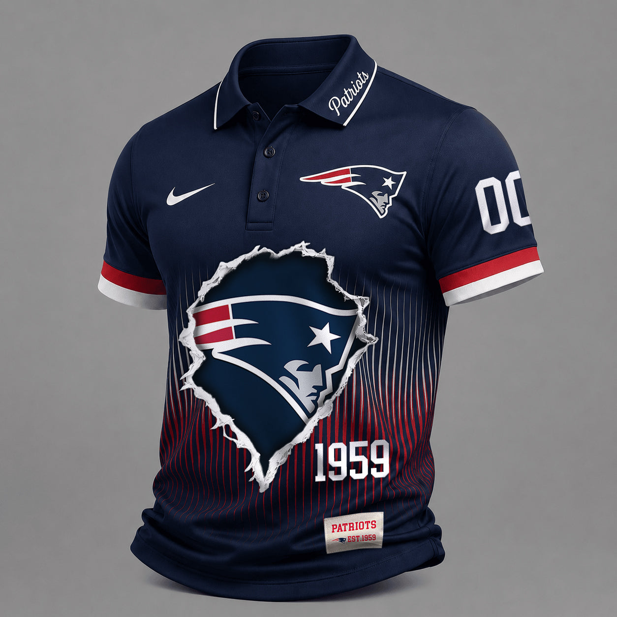 Premium NFL X NE Performance Polo V3 Shirt FOR SUMMER HOLIDAY 120626