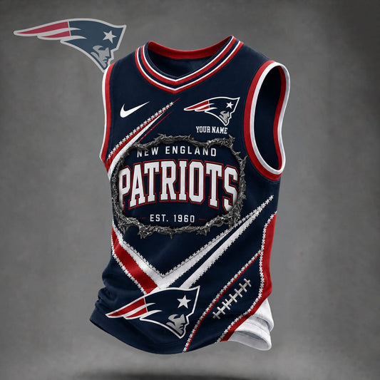 Premium NFL X NEW Game Day V-Neck Tank Top Shirt V3 NDT NHM 080626