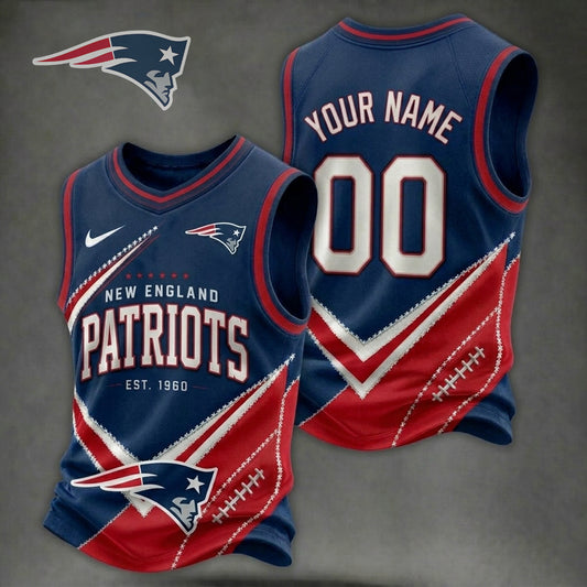 Premium NFL X NEW Game Day V-neck Tank Top Shirt V33 NDT NHM 080626