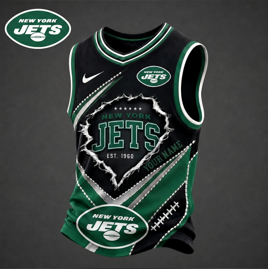 Premium NFL X NYJ Game Day V-neck Tank Top Shirt FOR SUMMER HOLIDAY NDT VHM 050626