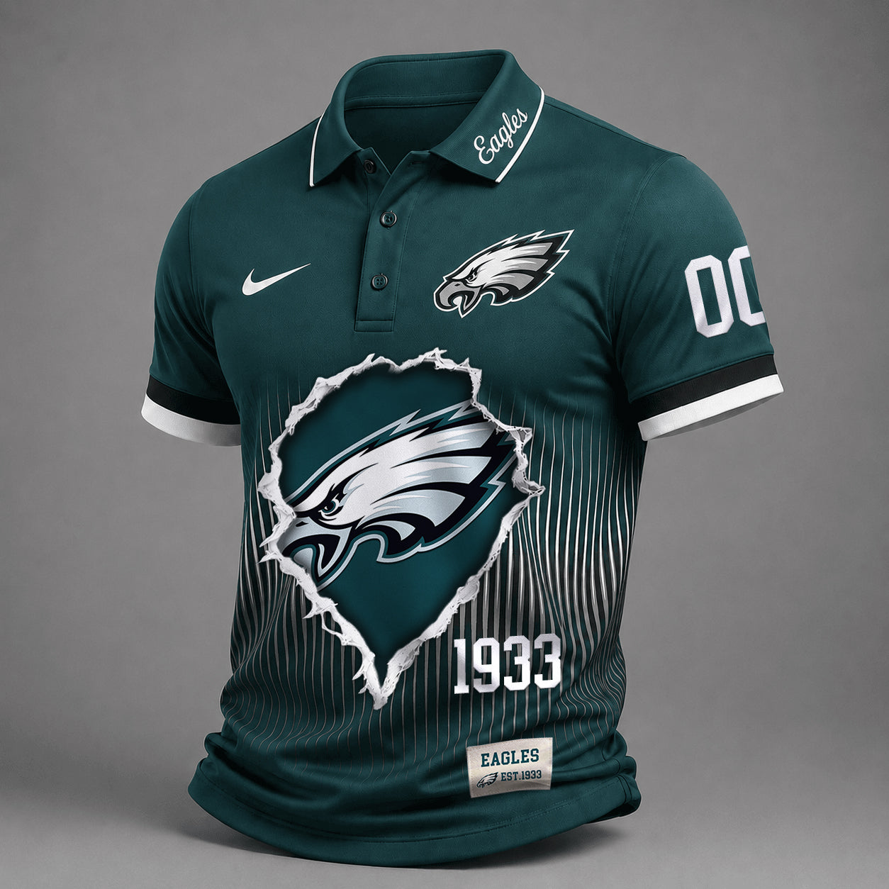 Premium NFL X PHI Performance Polo V3 Shirt FOR SUMMER HOLIDAY 120626