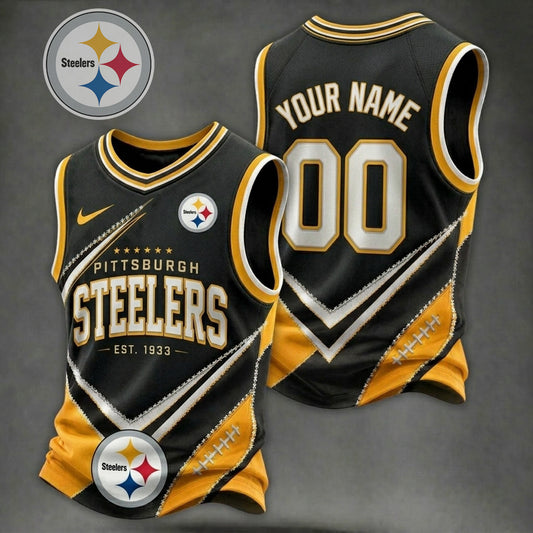 Premium NFL X PIT Game Day V-neck Tank Top Shirt V33 NDT NHM 080626