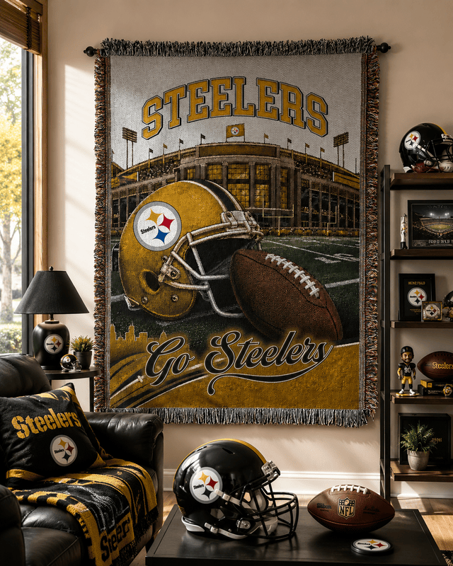 Premium NFL X PIT Woven Blanket Limited Edtions NDT LVH 300526