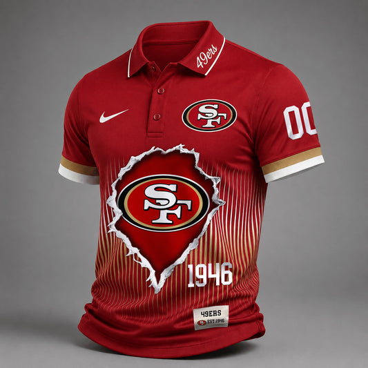 Premium NFL X SF Performance Polo V3 Shirt FOR SUMMER HOLIDAY 120626
