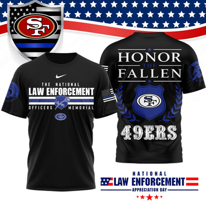 Premium NFL X SF The National Law Enforcement 3D Shirt NDT LVH 050626