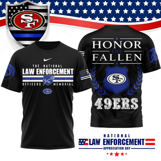 Premium NFL X SF The National Law Enforcement 3D Shirt NDT LVH 050626