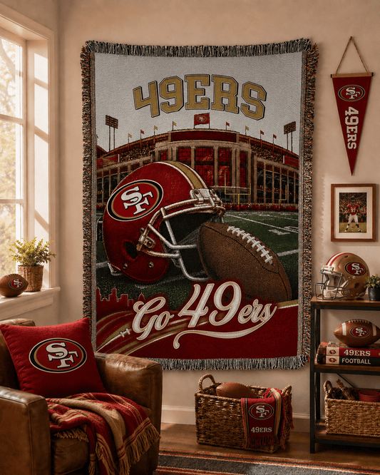 Premium NFL X SF Woven Blanket Limited Edtions NDT LVH 300526