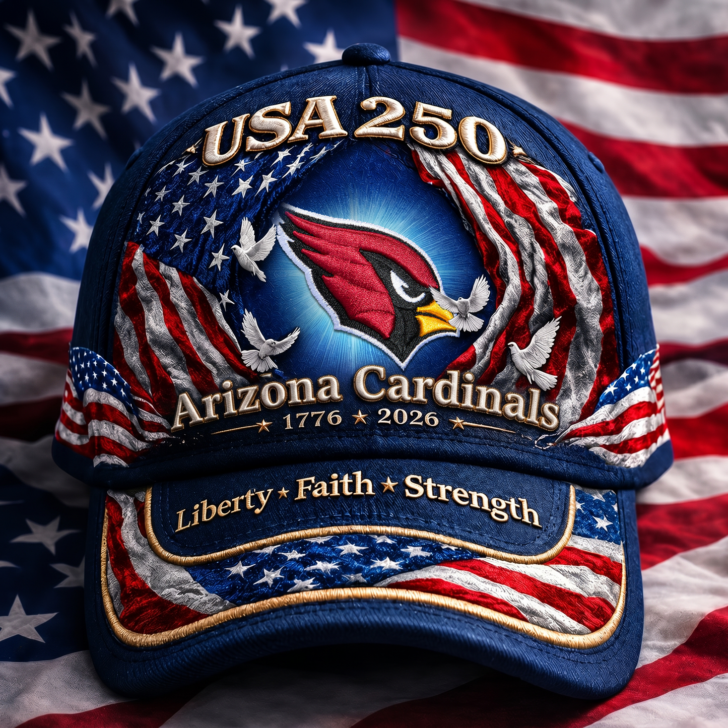 Premium NFL x AC 250 Years  Anniversary Of Freedom  Cap 220626