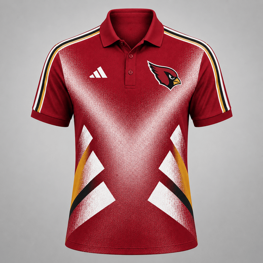 Premium NFL x ARI Sports Fan Geometric Pattern Polo Shirt 270626