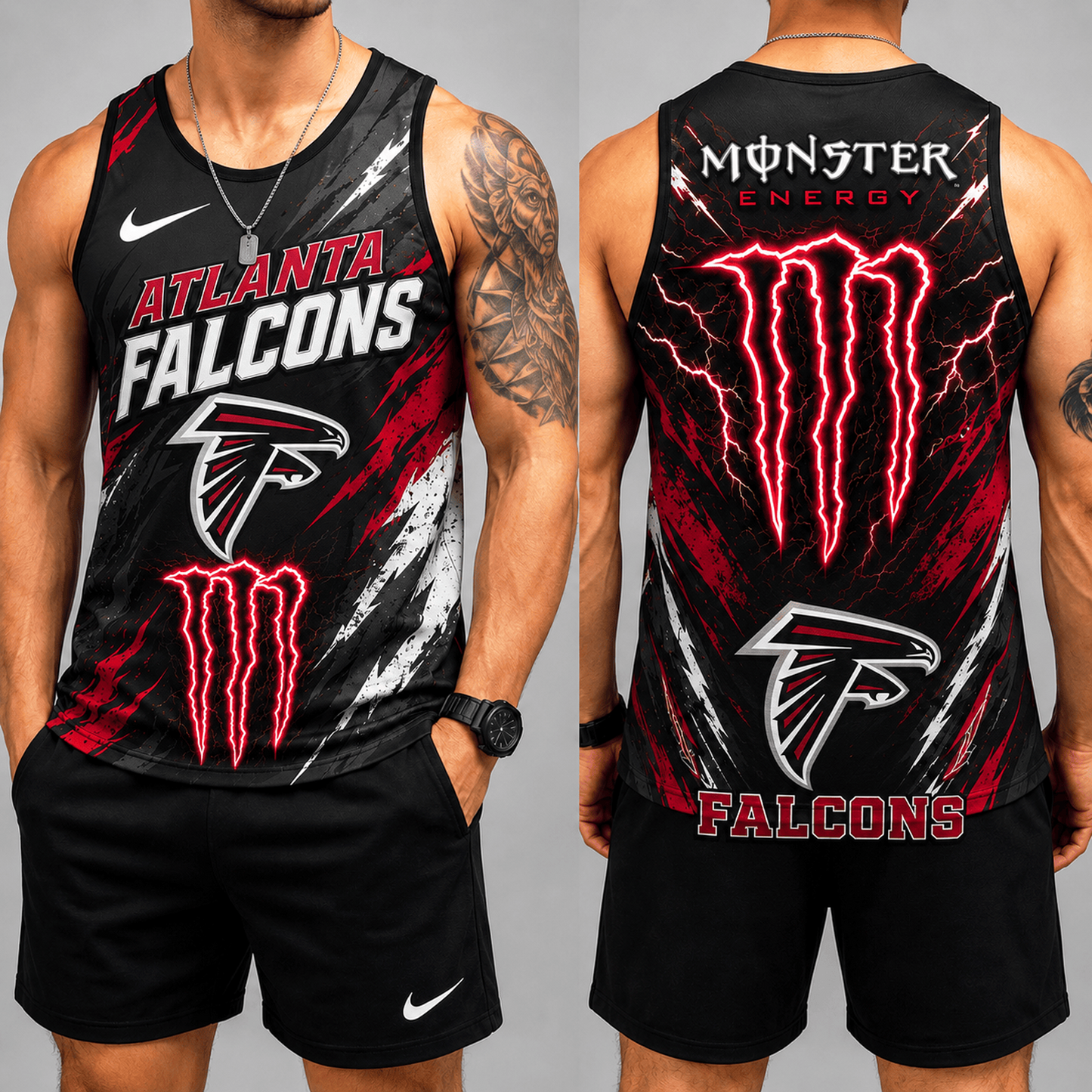 Premium NFL x ATL Energy Claw Sport Tank Top 120626