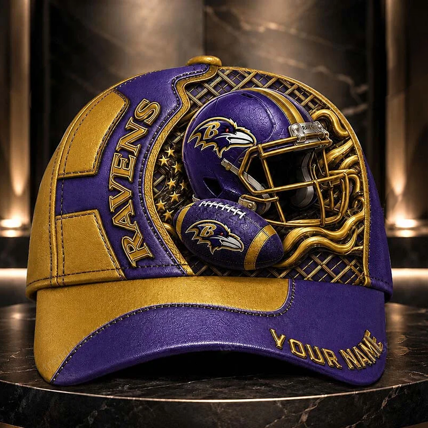Premium NFL x BAL 3D Custom Cap DATND TANTD 280526