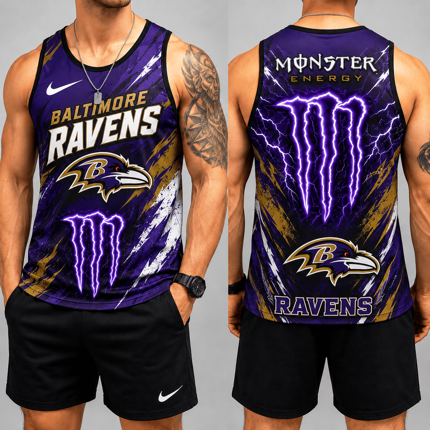 Premium NFL x BAL Energy Claw Sport Tank Top 120626