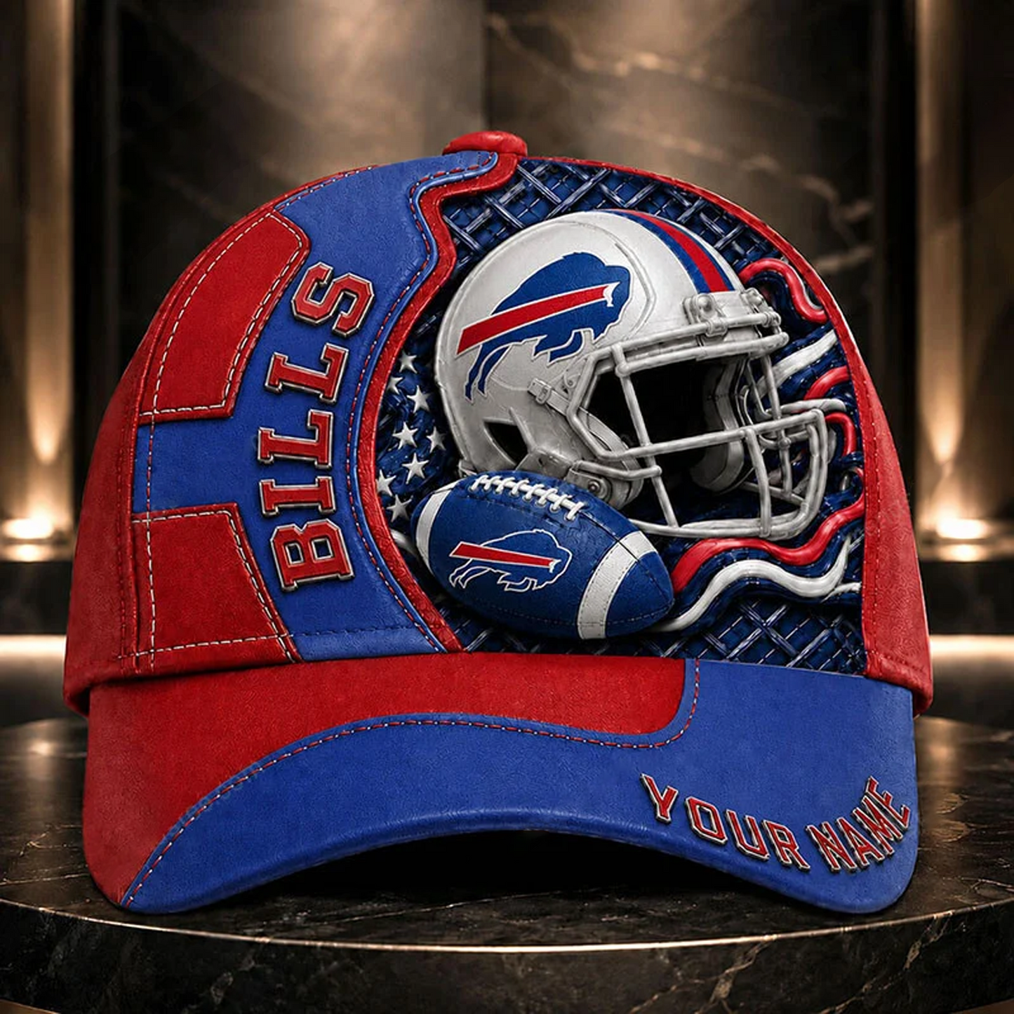 Premium NFL x BUF 3D Custom Cap DATND TANTD 280526