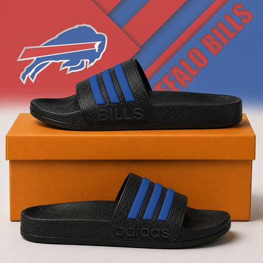 Premium NFL x BUF Adidas Slide Slippers NDT NHM 040626