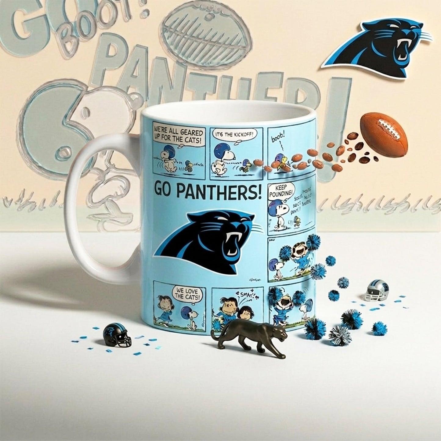Premium NFL x CAR Peanuts Comic Mug NDT NHM 210426